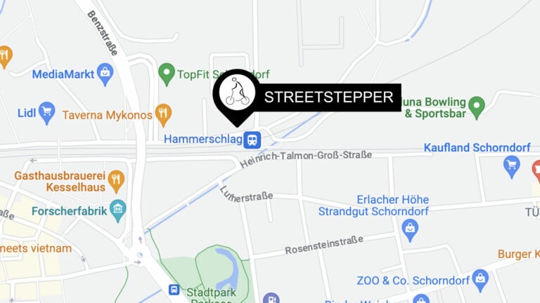 Streetstepper Map